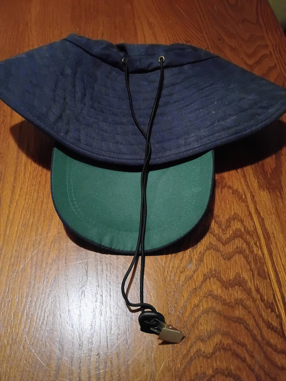 Men's Navy Sun Protection Cap - Picture 3 of 3